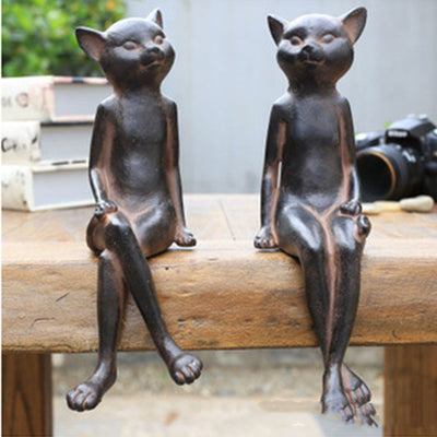 Set de Adornos de Gatos en Resina para Manualidades