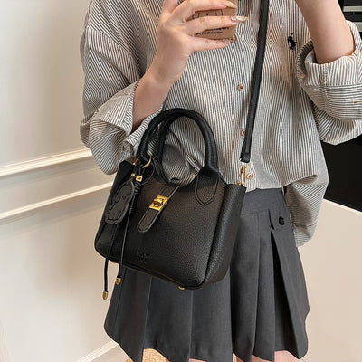 Bolsa Mensajera de Moda Estilo Bucket - Portátil y Versátil - Image 34