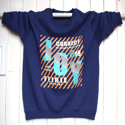 Camiseta Oversized de Algodón con Manga Larga para Niños - Image 5