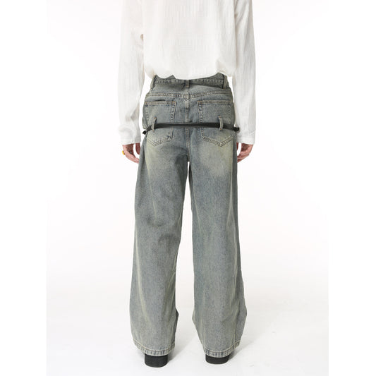 Jeans Hip Hop Hombre Cintura Suelta Diseño Verano - Image 2