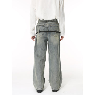 Jeans Hip Hop Hombre Cintura Suelta Diseño Verano - Image 2
