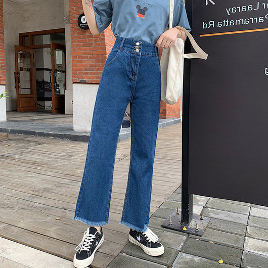 Jeans Talle Alto Pierna Ancha Tallas Grandes para Mujer - Image 12