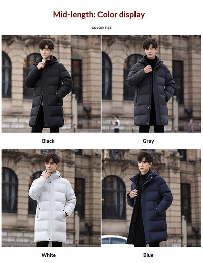 Abrigo de Invierno Ejecutivo para Hombre - Corte Moderno - Image 11