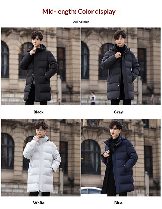 Abrigo de Invierno Ejecutivo para Hombre - Corte Moderno - Image 11