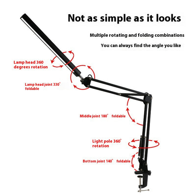 Lámpara LED Flexible para Escritorio con Protección Ocular - Pinza USB - Image 13
