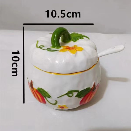 Juego de Tazones de Calabaza para Fideos y Platos Decorativos - Image 16