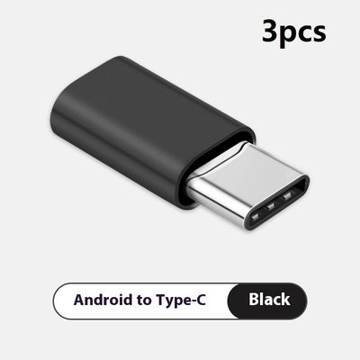 Adaptador Convertidor de Iluminación Micro USB a USB-C para Móviles - Image 3