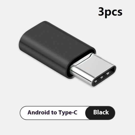 Adaptador Convertidor de Iluminación Micro USB a USB-C para Móviles - Image 3
