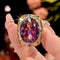 Luxury High-end Accessories Dried Rose Jewelry Necklace Earrings And Ring
