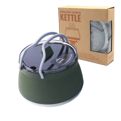 Hervidor de Camping Plegable de Silicona - Tetera Compresible para Viajes - Image 6