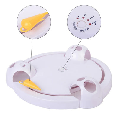 Carrusel Interactivo Eléctrico para Gatos - Juguete de Movimiento Continuo - Image 17