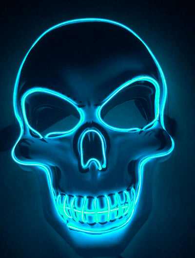Máscara de Calavera LED Brillante Aterradora para Halloween - Image 15