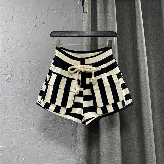 Shorts Cargo a Rayas para Mujer - Pantalones Cortos Casuales - Image 7