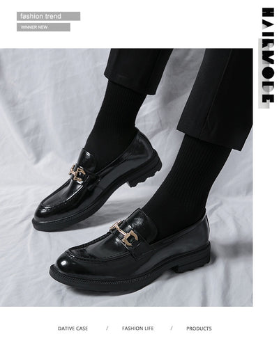 Mocasines Horsebit con Plataforma - Zapatos Formales de Lujo para Hombre - Image 11