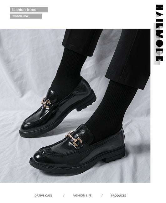 Mocasines Horsebit con Plataforma - Zapatos Formales de Lujo para Hombre - Image 11