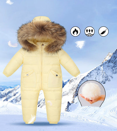 Conjunto Abrigado para Bebé: Body + Chaqueta Plumón Blanco - Image 7