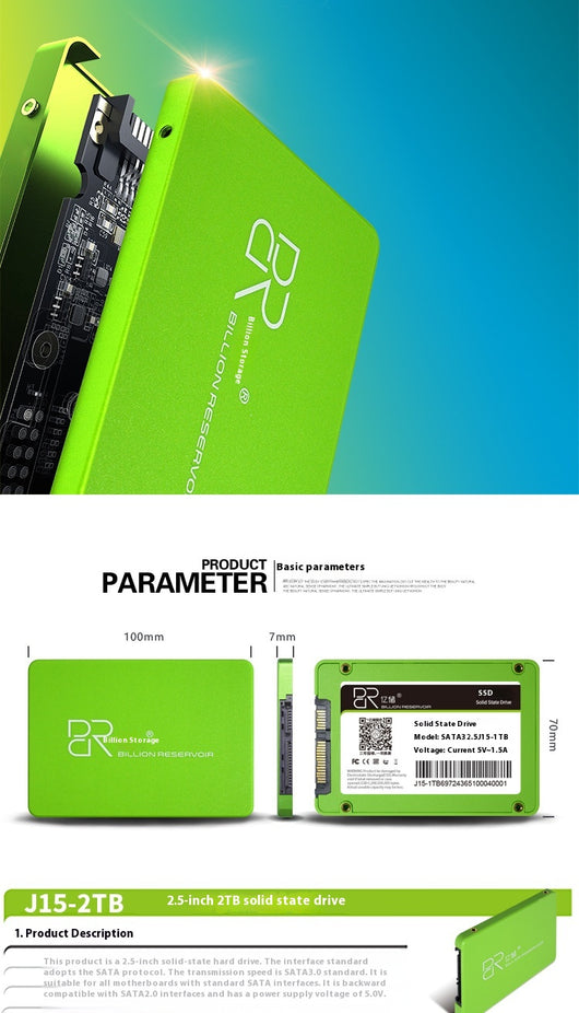 Unidad SSD de Alto Rendimiento para Computadora de Escritorio y Laptop - Image 10