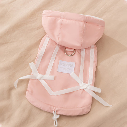 Abrigo Térmico para Gatos y Perros - Chaqueta Acolchada Invierno con Moño - Image 8