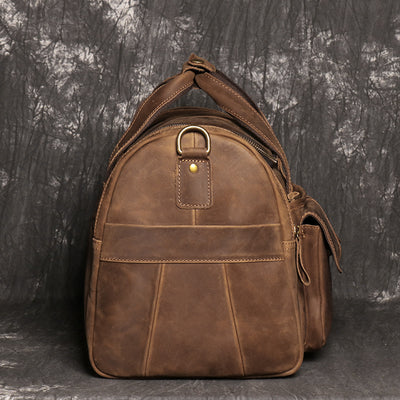 Bolsa de Viaje Cuero Crazy Horse Auténtico - Image 10