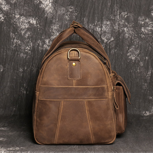 Bolsa de Viaje Cuero Crazy Horse Auténtico - Image 10