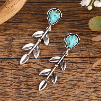Aretes Étnicos Largos Colgantes Hoja - Estilo Bohemio - Image 2