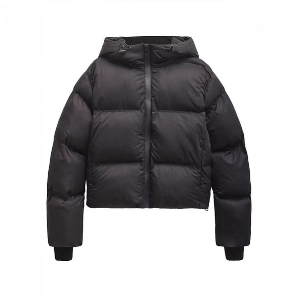 Chaqueta Protectora con Capucha y Bolsillos para Mujer