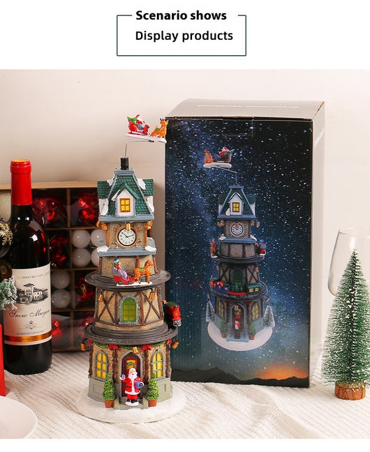 Caja de Música Giratoria Luminosa con Luz Nocturna para Niños - Image 11