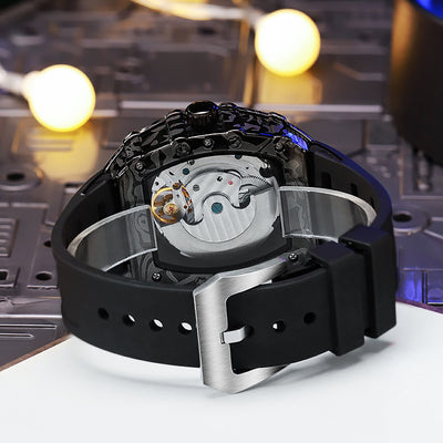 Reloj Mecánico Hueco para Hombre Resistente al Agua con Esfera Luminosa - Image 11
