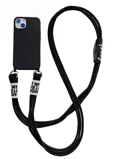 Funda Silicona para Celular con Correa Diagonal y Colgante - Image 18