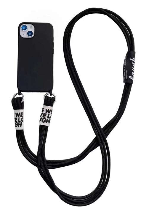 Funda Silicona para Celular con Correa Diagonal y Colgante - Image 18