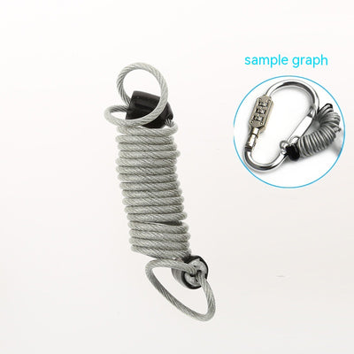 Candado Retráctil de Cable para Bicicleta, Motocicleta y Casco - Image 11
