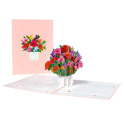 Tarjeta de Felicitación Tridimensional Artesanal con Relieve - Image 34