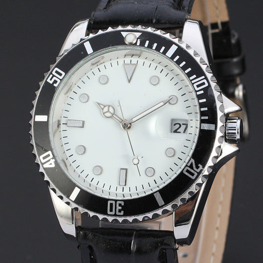 Reloj Mecánico para Hombre con Correa de Cuero - Estilo Retro Clásico - Image 3