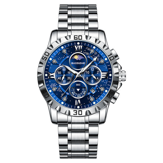 Reloj de Cuarzo Luminoso Impermeable para Hombre - Elegancia Profesional - Image 5