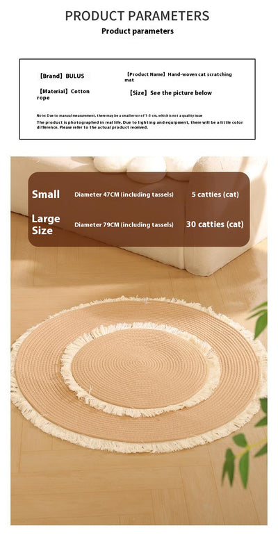 Cama Nido para Gatos con Colchoneta Resistente y Cuerda de Algodón - Image 10