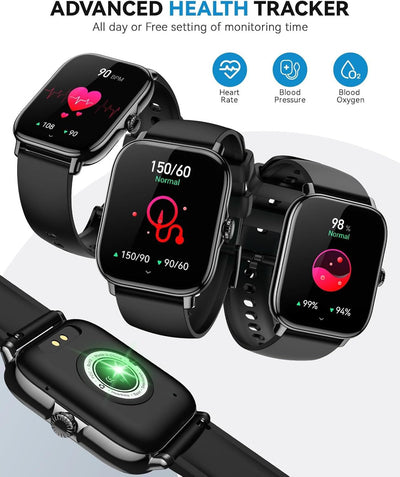 Reloj Inteligente P72 con Monitor de Frecuencia Cardíaca, Análisis de Sueño y Llamadas Bluetooth - Image 14