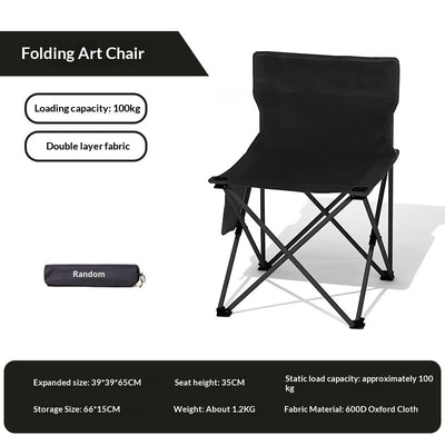 Juego de Mesa y Silla Plegable con Respaldo para Camping - Image 5