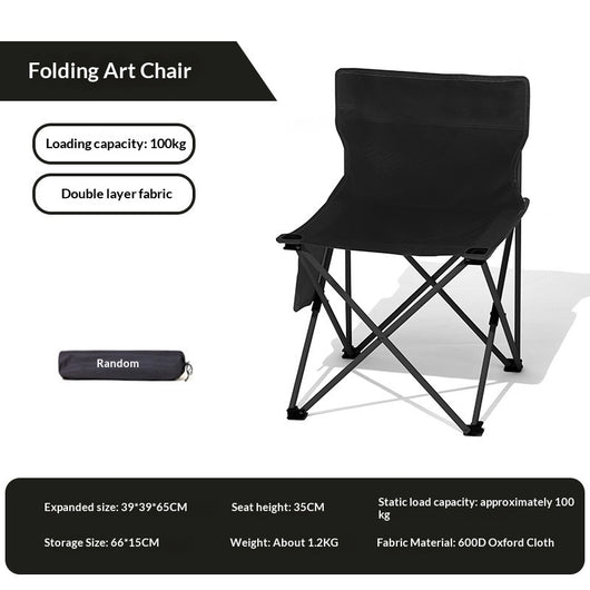 Juego de Mesa y Silla Plegable con Respaldo para Camping - Image 5