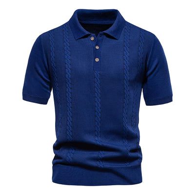 Polo de Punto Manga Corta para Hombre - Estilo Moderno y Versátil - Image 8