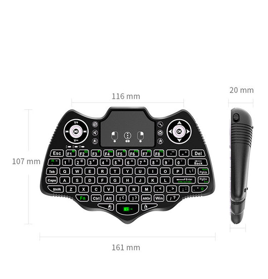 Teclado Inalámbrico Mini Volador V18 con Control Remoto - Image 7