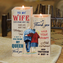 Candelabro Corazón Lacado con Ornamentos de Madera - Regalo de Pareja Navideño - Image 4