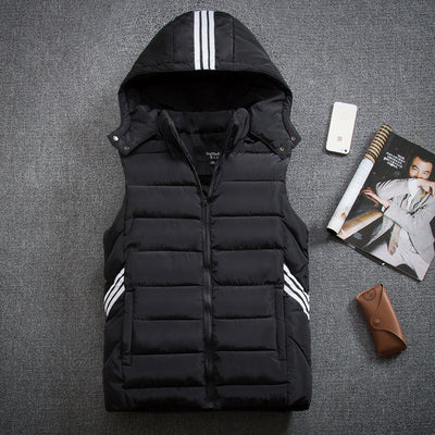Chaleco de Plumas Grueso para Hombre Talla Grande - Image 5