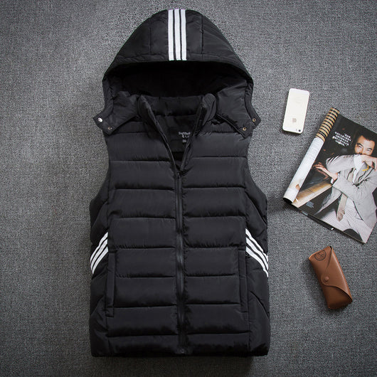 Chaleco de Plumas Grueso para Hombre Talla Grande - Image 5