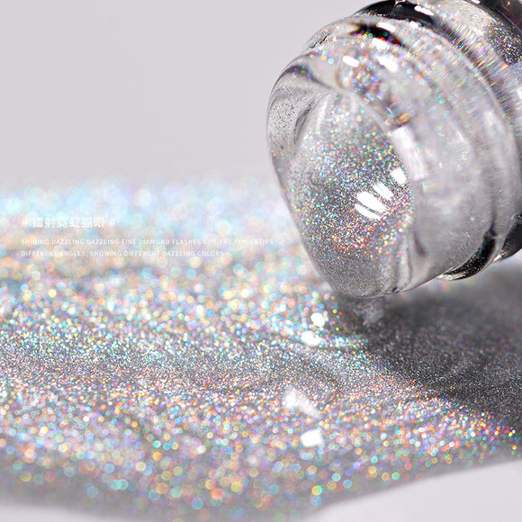 Esmalte de Uñas Efecto Ojo de Gato Láser Multicolor