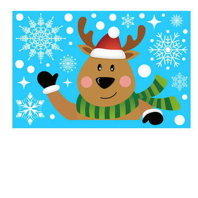 Pegatinas Navideñas para Ventanas - Copos de Nieve Estáticos Reutilizables - Image 8