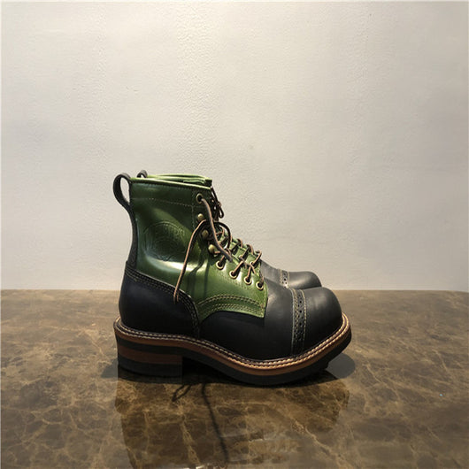 Botas de Cuero Premium para Hombre - Estilo Tendencia Versátil - Image 13