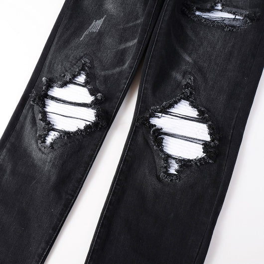 Jeans Vintage Rotos Estilo Americano Casual Unisex - Image 3
