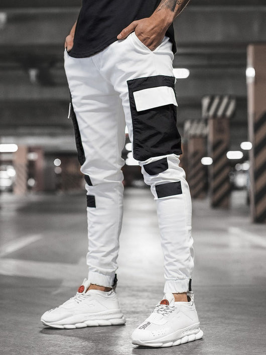 Pantalones de Vestir con Bolsillos Tejidos y Costura Reforzada - Image 18