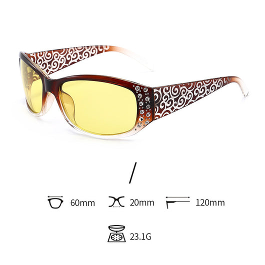 Gafas de Sol Polarizadas Retro Diamante para Mujer con Visión Nocturna - Image 11
