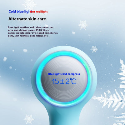 Limpiador Facial Eléctrico con Luz Roja y Azul - Terapia Térmica - Image 12